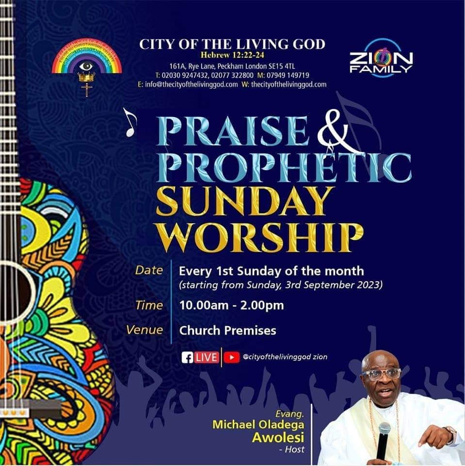 praise and prophetic sunday service